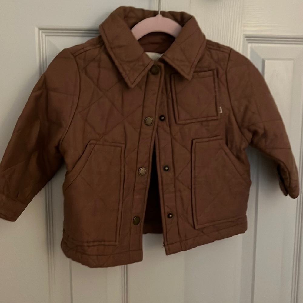 NWT Rylee and Cru Toddler Barn Jacket - Brown - 18-24M